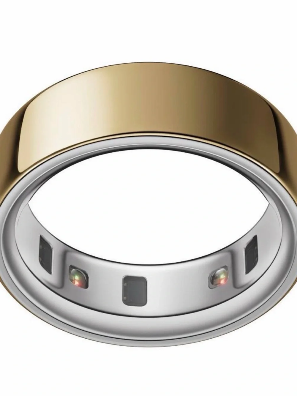 Oura Ring 4 Size 8 Yellow Smart Ring PLUS 10 multicolored thin silicone covers